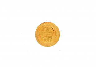 Moeda 500 TOGROG 2003 em OURO 24 kl