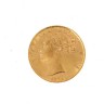 Moeda Libra Rainha VICTORIA 1872 em OURO 22 kl