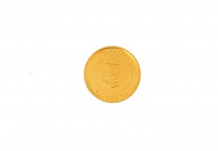 Moeda 2 HRYVNIA 2003 em OURO 24 kl