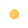 Moeda 100 TENGE 2004 em OURO 24 kl