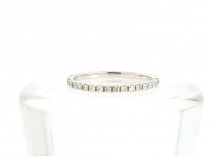 Aliança BOW com 35 DIAMANTES em OURO 18 kl