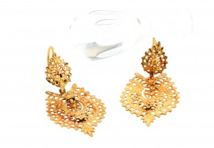 Brincos ANTIGOS em OURO 19,2 kl