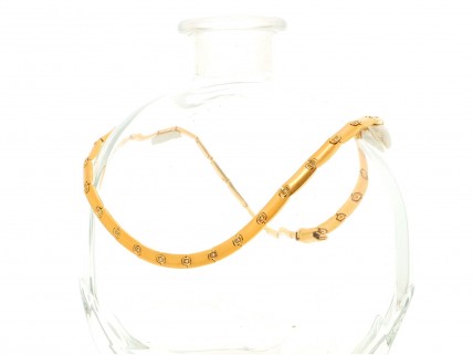 Gargantilha com 31 DIAMANTES em OURO 19,2 kl