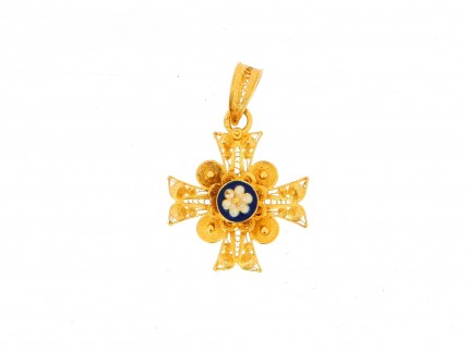 Medalha em OURO 19,2 kl – FILIGRANA