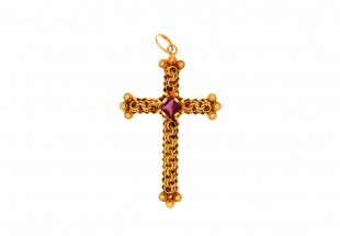 Medalha ANTIGA em OURO 19,2 kl – FILIGRANA