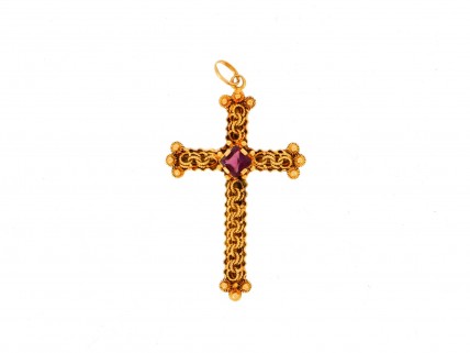 Medalha ANTIGA em OURO 19,2 kl – FILIGRANA