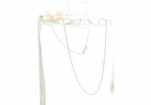 Conjunto Fio e Brincos em OURO 18 kl