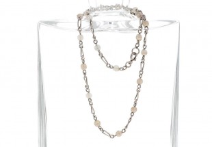 Fio em PRATA 835 - Pedra branca