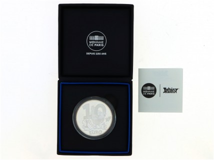 Moeda 10€ ASTÉRIX em PRATA 999