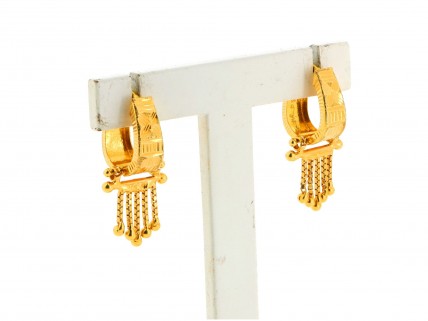 Brincos “Gold Bali” em OURO 22 kl