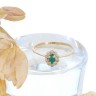 Anel em OURO 19,2k - ESMERALDA