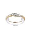 Anel em OURO 19,2K - 5 DIAMANTES