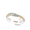 Anel em OURO 19,2K - 5 DIAMANTES