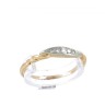 Anel em OURO 19,2K - 5 DIAMANTES