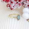 Anel em OURO 18K - 20 DIAMANTES