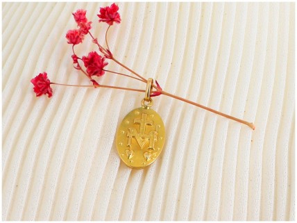 Medalha ANTIGA em OURO 19,2k