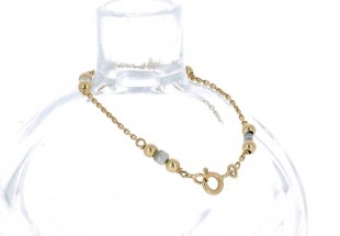 Pulseira em OURO 19,2K - PÉROLAS