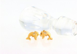 Par de brincos em OURO 19,2K