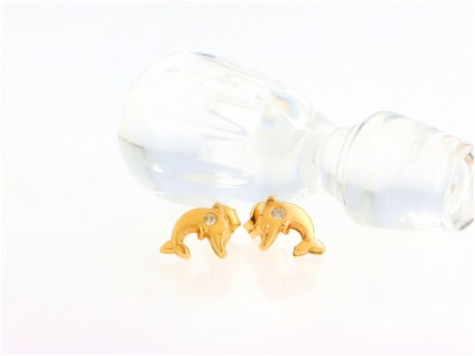 Par de brincos em OURO 19,2K