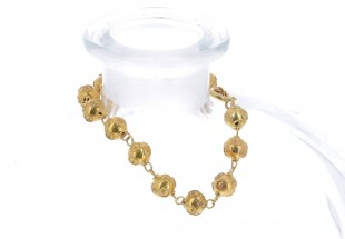 Pulseira Contas de Viana em OURO 19,2K FILIGRANA