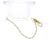 Pulseira com pendente em OURO 19,2K