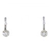Brincos ANTIGOS em Ouro Branco de 19,2K e 4 DIAMANTES