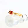 Anel em ouro 19,2K DIAMANTES e RUBIS
