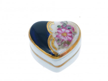Caixa de coleção pintada á mão em PORCELANA - ARMANDO GRAVE