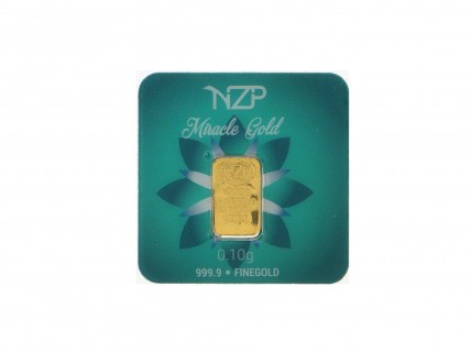 Lingote em OURO Fino 999,9 de 0,1g NZP