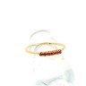 Anel ANTIGO ALTA JOALHERIA OURO 19,2K  e RUBIS