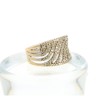 Anel em OURO 18K -100 DIAMANTES