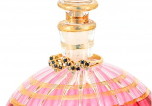 Anel em OURO 19,2K - 11 DIAMANTES e 11 SAFIRAS