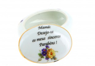 Caixa de Porcelana com mensagem
