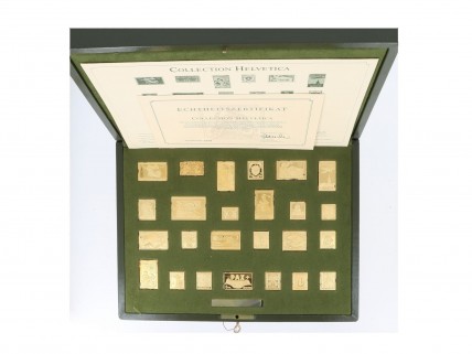 Caixa de Coleção Helvetica em PRATA 925