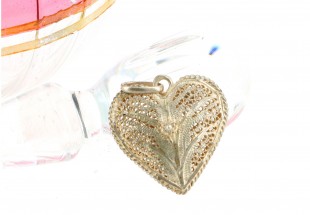 Pendente Coração, em PRATA 925 – FILIGRANA