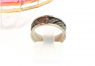 Aliança ANTIGA em PRATA 833