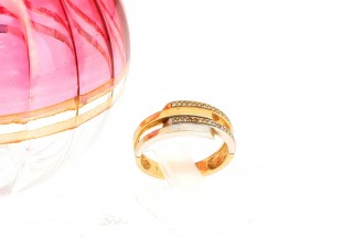 [FOTO 360°]  Anel em OURO 18K - 36 DIAMANTES