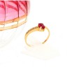 Anel em OURO 19,2K - 5 QUARTZOS