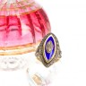 Anel ANTIGO em OURO 19,2k e Prata - DIAMANTES