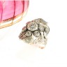 Anel ANTGO em OURO 19,2k e Prata - DIAMANTES