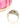Anel ANTGO em OURO 19,2k e Prata - DIAMANTES