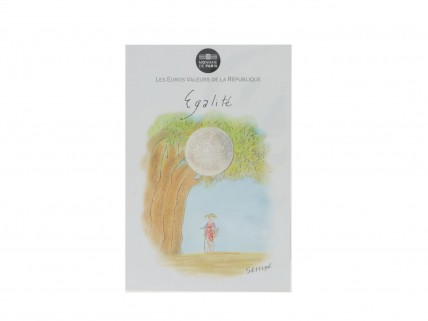 Moeda 5 FRANCOS em PRATA 999