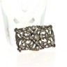 *Alfinete ANTIGO em OURO 19.2Klts e PRATA - 27 Diamantes
