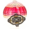 Alfinete ANTIGO em OURO 19.2K - 87 Diamantes