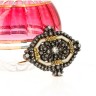 Alfinete ANTIGO em OURO 19.2K - 87 Diamantes
