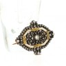 Alfinete ANTIGO em OURO 19.2K - 87 Diamantes