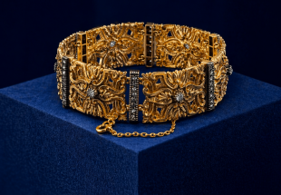 Bracelete em OURO 19.2K - 54 Diamantes