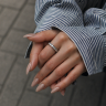 Anel em OURO 18K - 7 DIAMANTES