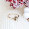 Anel em OURO 19,2K - 11 DIAMANTES