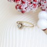 Anel em OURO 19,2K - 11 DIAMANTES